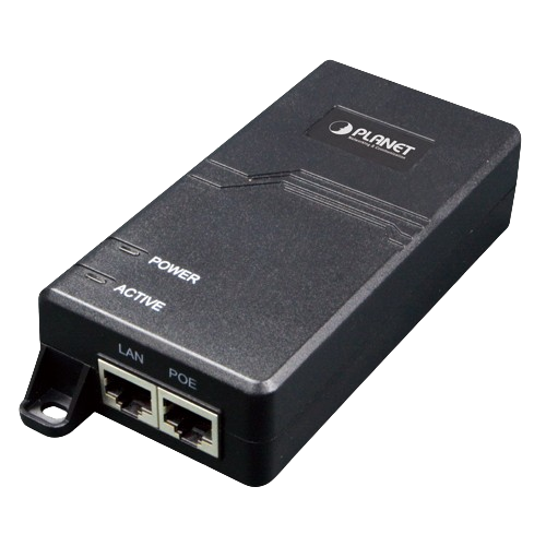 Single-Port Multigigabit 802.3at PoE+ Injector - 30W (All-in-one Pack, 10M/100M/1G/2.5G/5G speed)